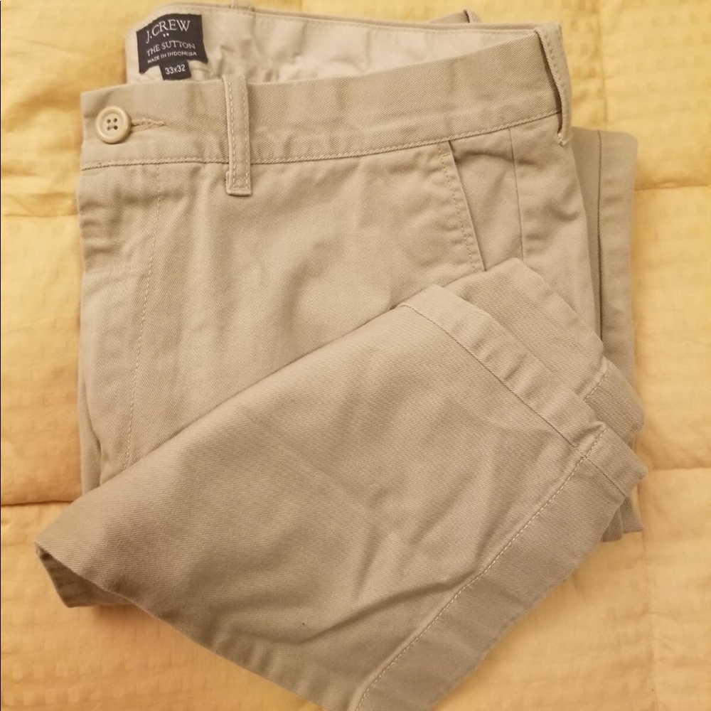 J. Crew Sutton Khakis